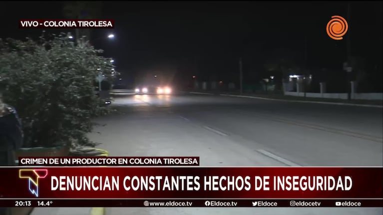 Crimen en Colonia Tirolesa: vecinos en alerta por los violentos robos