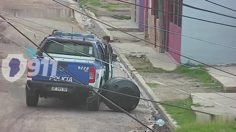 Quiso robar un tanque de agua y lo detuvieron