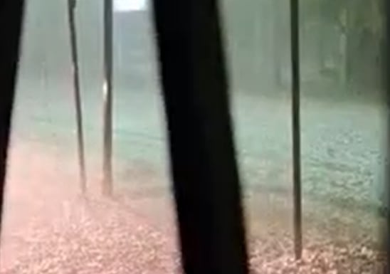 Granizo en Laboulaye