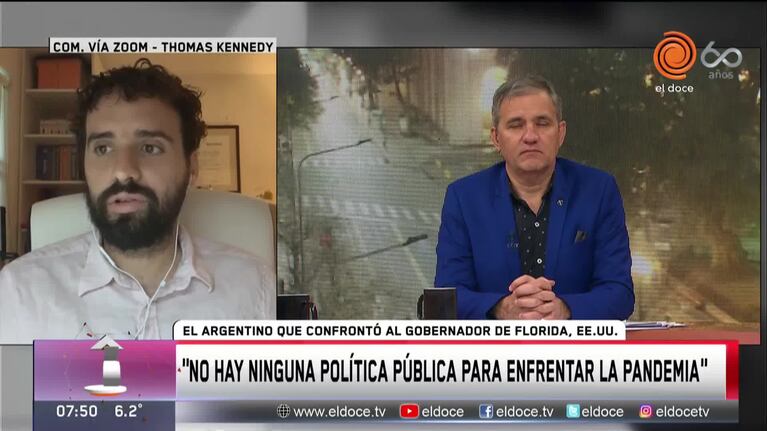"Eres una vergüenza": el argentino que enfrentó al gobernador de Florida
