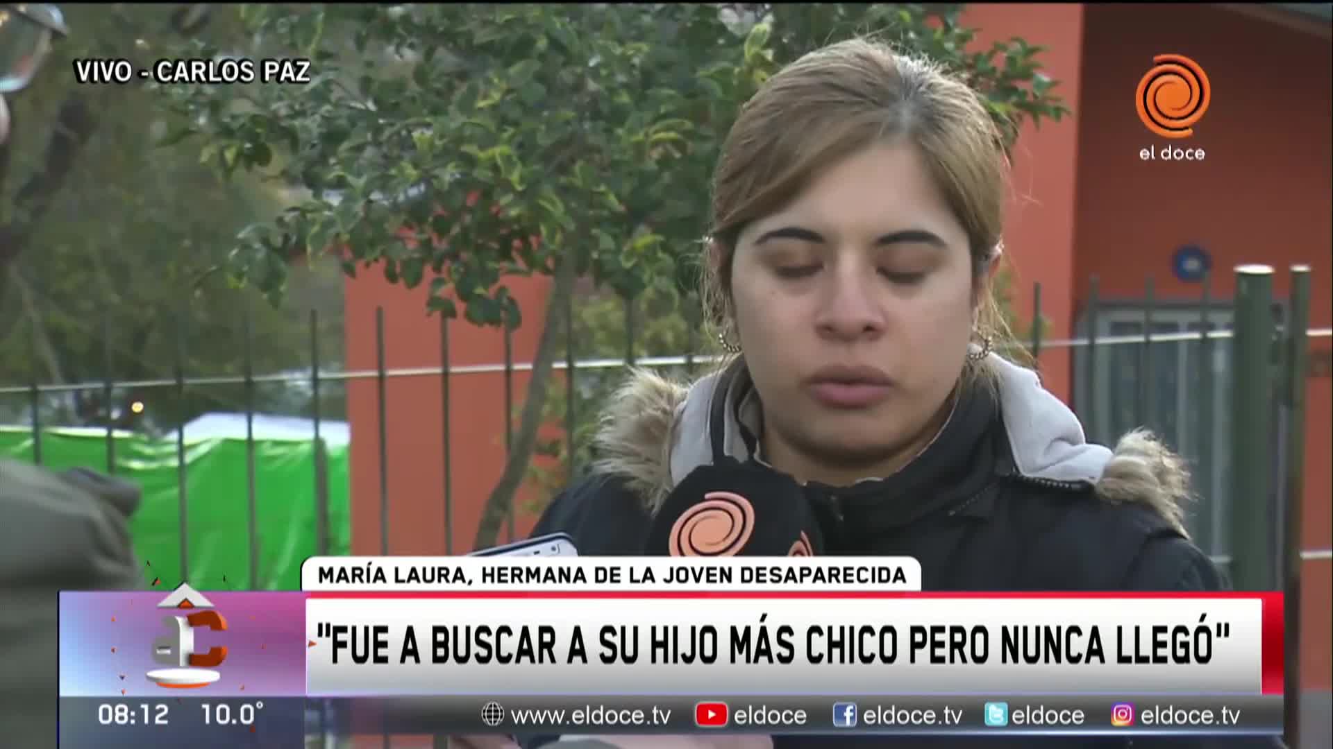 Desesperada búsqueda de una mujer en Carlos Paz