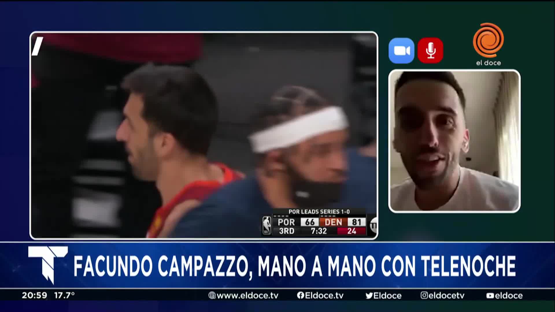 Campazzo no tiene dudas sobre su futuro: "Quiero seguir en la NBA"