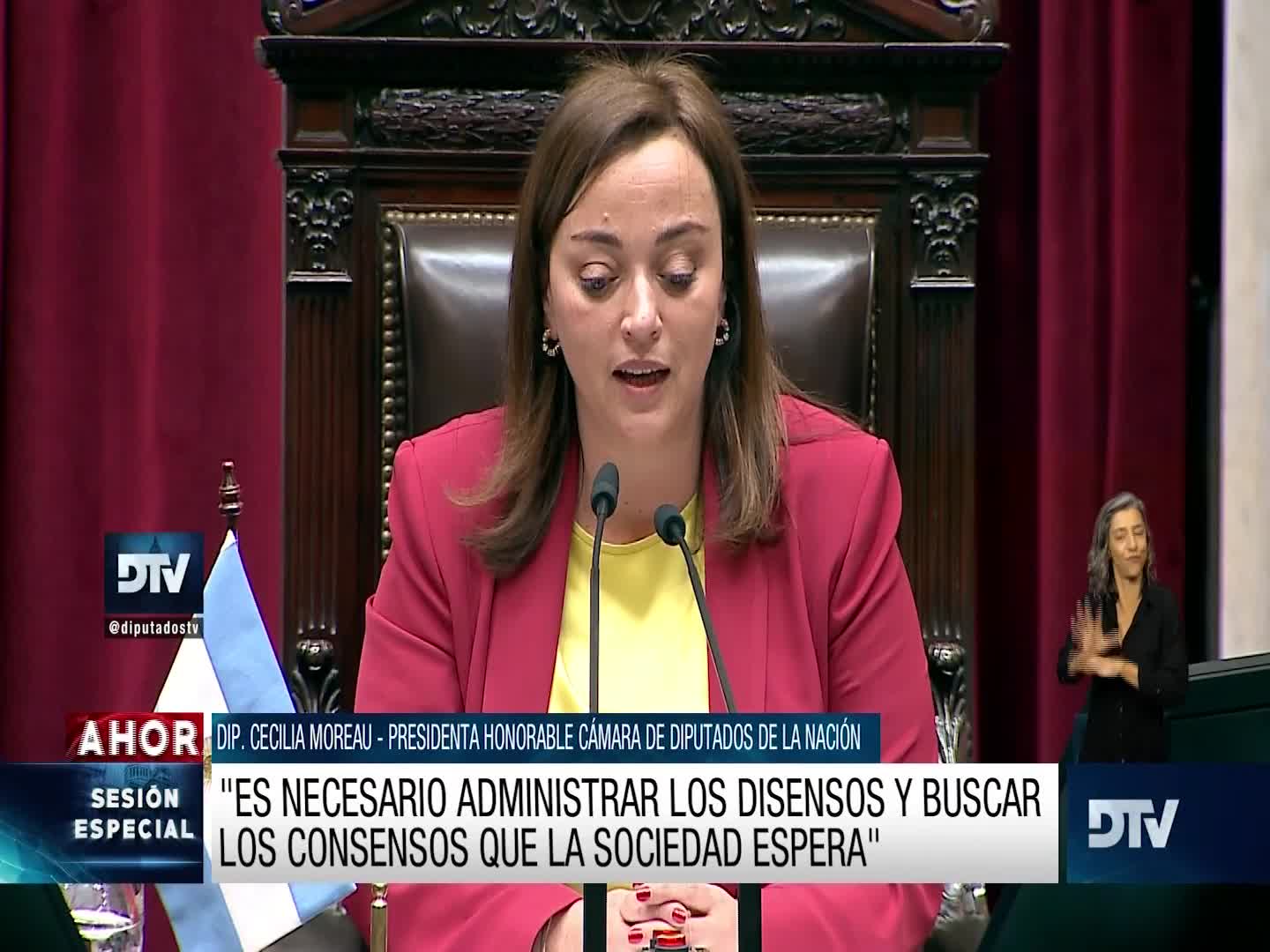 Cecilia Moreau asumió en Diputados