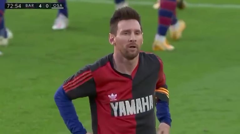 El particular homenaje de Messi a Maradona