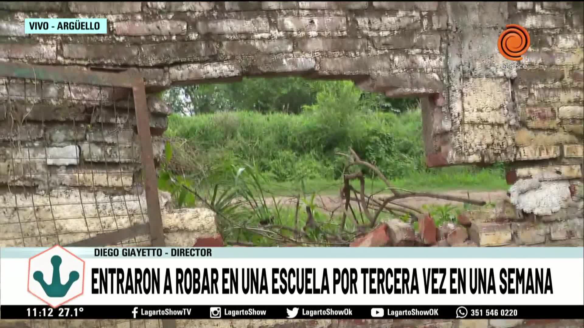 En una semana, robaron tres veces en una escuela