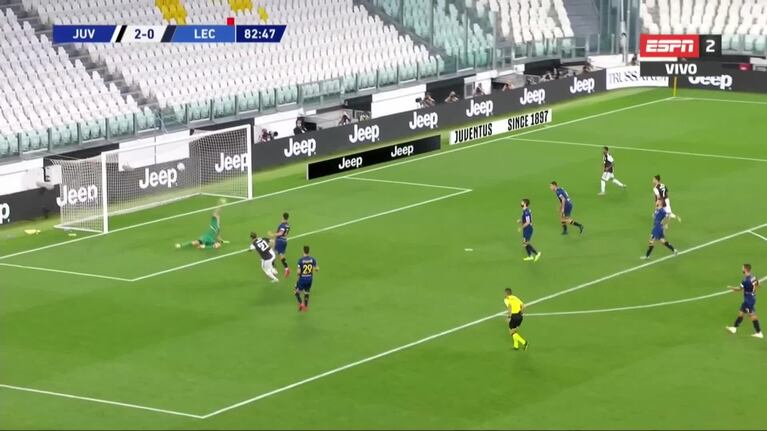 Dybala e Higuaín marcaron el primer y tercer gol de Juventus