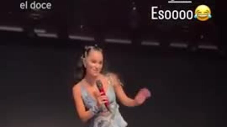 Lali Espósito se enamoró de un seguridad y le dedicó un piropo
