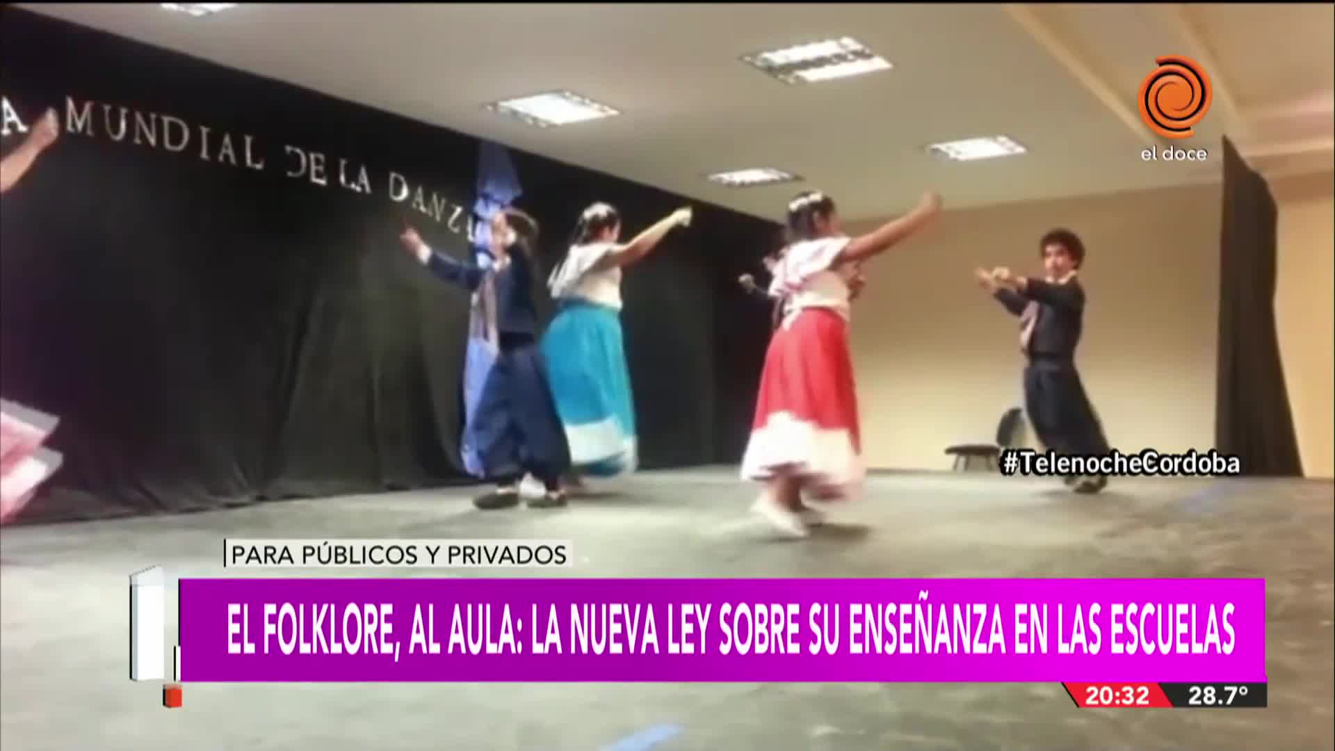 Se aprobó la Ley de Enseñanza de Folklore en las escuelas