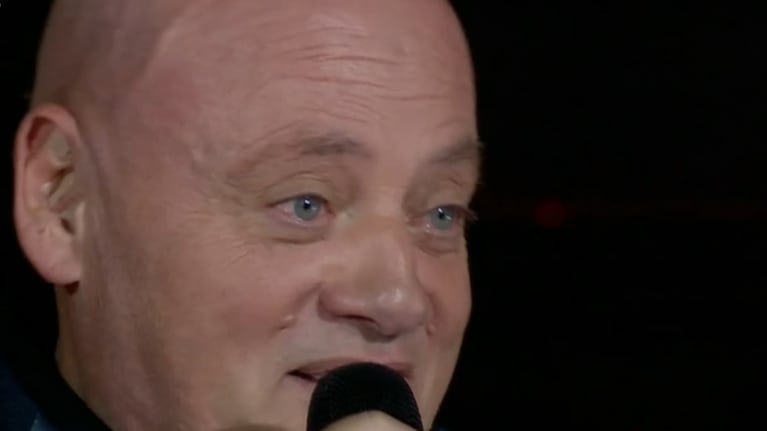 La sorpresiva reacción de El Puma Rodríguez al escuchar cantar al papá de Nico Occhiato.