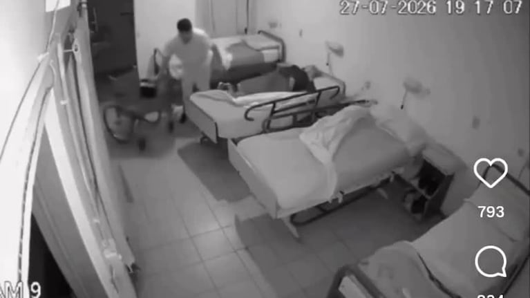 Indignación en Mar del Plata: un enfermero fue acusado de agredir a una anciana y todo quedó grabado