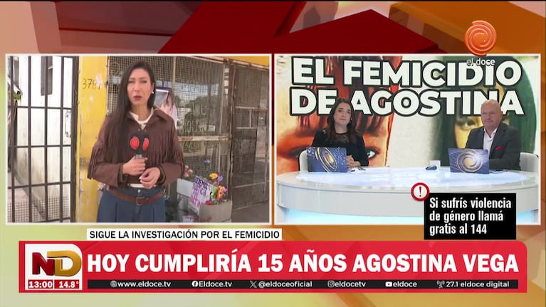 El recuerdo de los abuelos de Agostina en el día que cumpliría 15 años