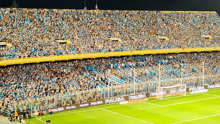 Así fue el recibimiento a Belgrano en Rosario para la semi de Copa Argentina
