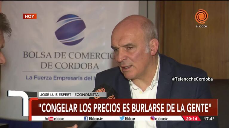 Espert contra Macri: "Congelar los precios es burlarse de la gente"