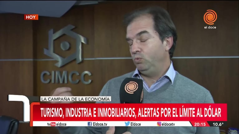 Turismo, industria e inmobiliarios: alerta por el límite al dólar