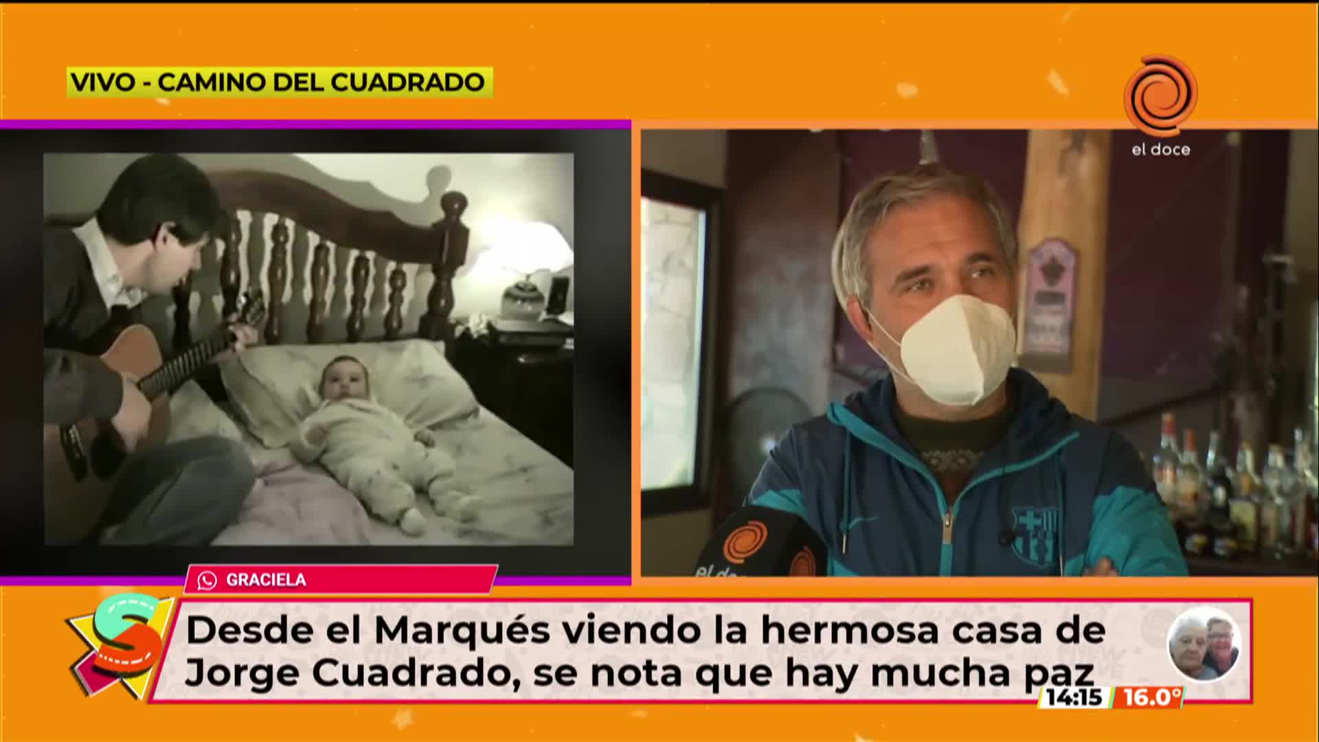 Jorge Cuadrado y su hijo, su tesoro más preciado