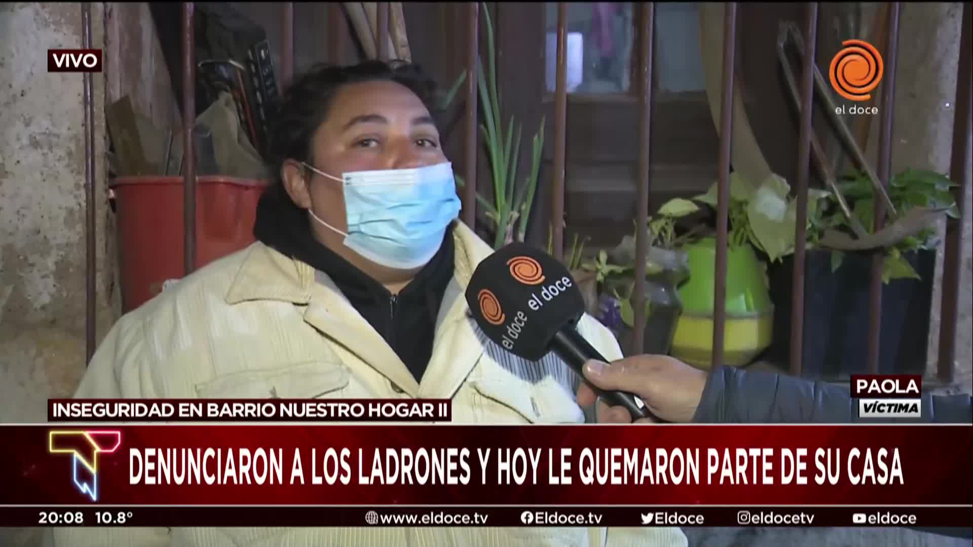 Hicieron una denuncia por robo y les prendieron fuego un galpón