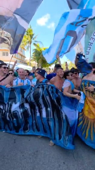 Mundial 2026: banderazo argentino en Miami