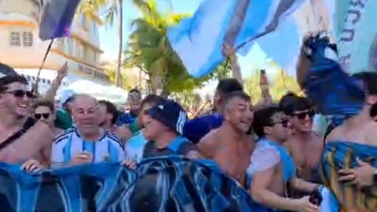Mundial 2026: banderazo argentino en Miami