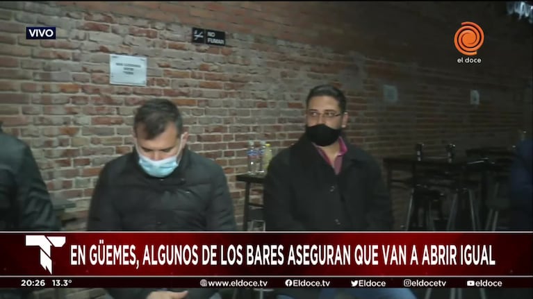 Restricciones en Córdoba: algunos bares abrirán igual