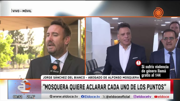 Tras la declaración de la policía, Mosquera quiere “aclarar cada uno de los puntos”