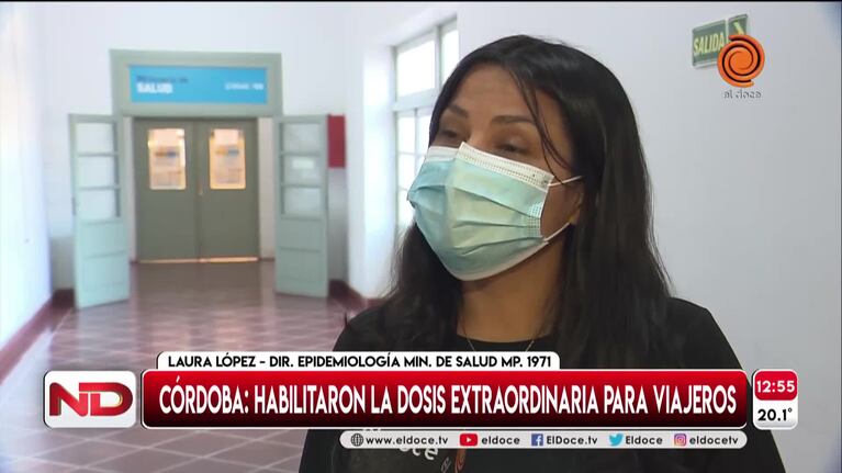 Córdoba habilitó la aplicación de una cuarta dosis para viajeros
