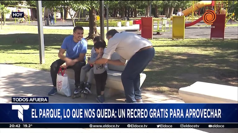 Los parques, una opción segura para quienes se quedan en Semana Santa