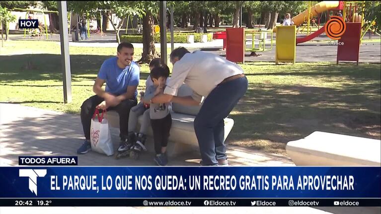 Los parques, una opción segura para quienes se quedan en Semana Santa