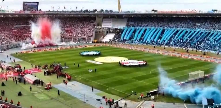 Impresionante recibimiento a Belgrano y River para la final en el Kempes