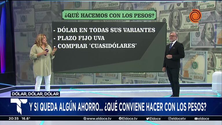 Presión del mercado cambiario: qué hacer con los ahorros en pesos