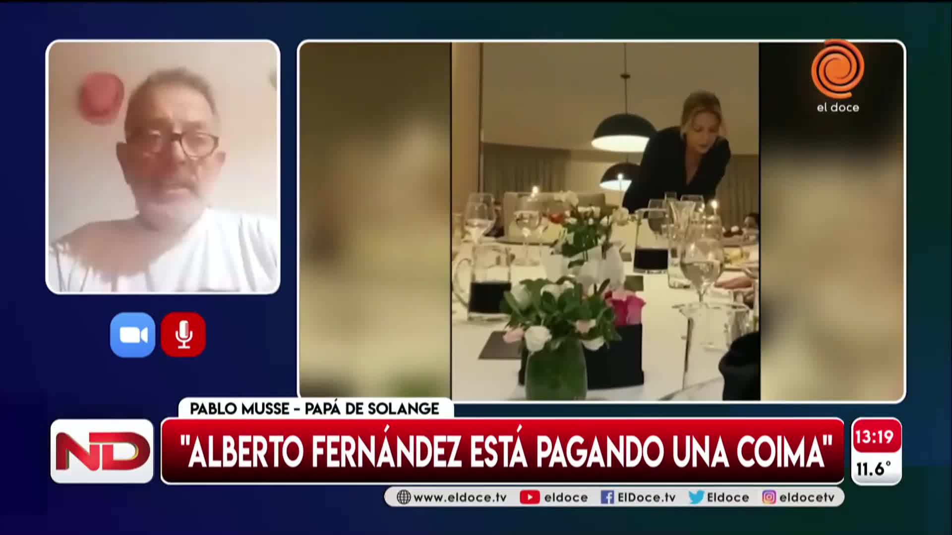 Pablo Musse apuntó contra Alberto Fernández por su "donación"