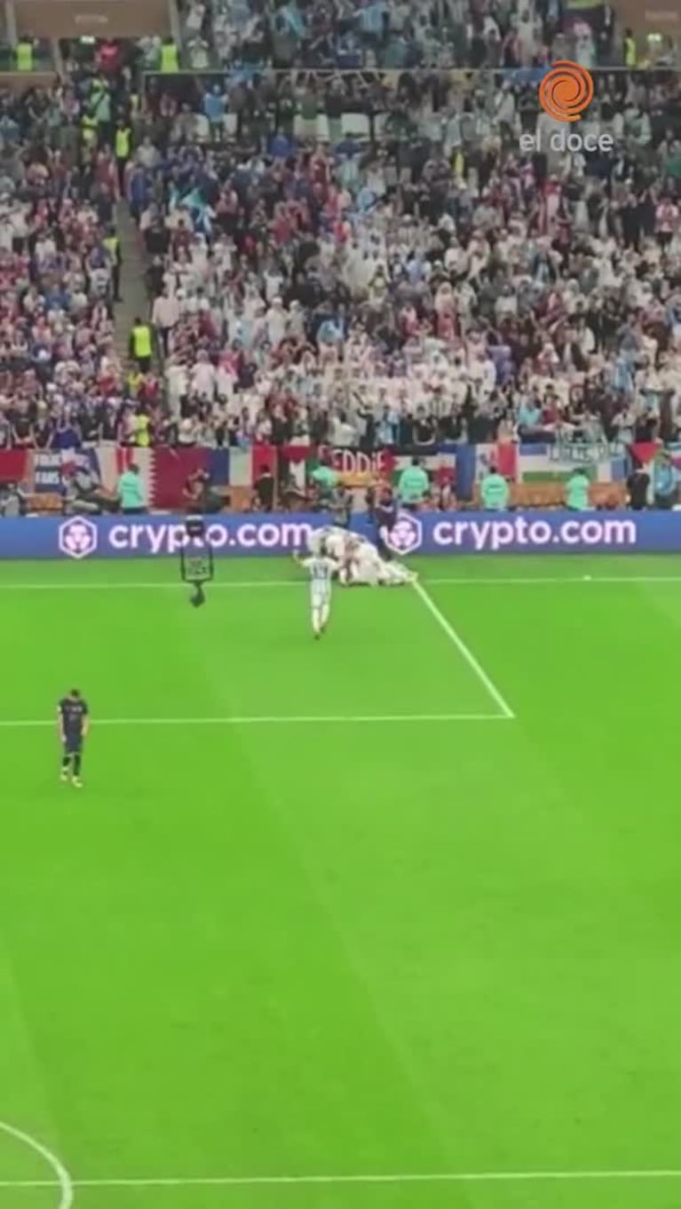 El Doce en Qatar: así se vivió el gol de Messi desde la tribuna