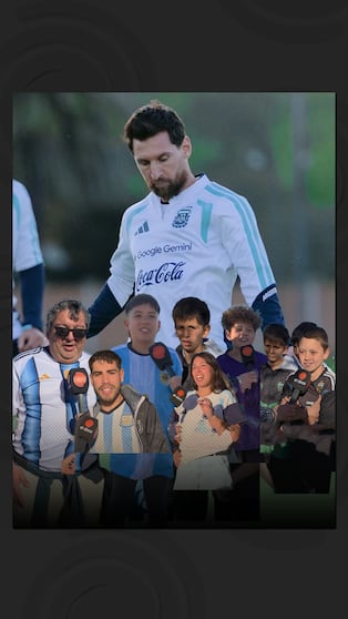 Los cordobeses y su emotivo adiós a Messi