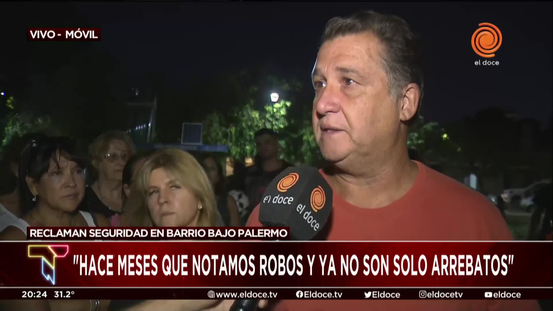 Reclamaron por más seguridad en barrio Bajo Palermo