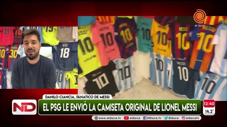 La sorpresa del PSG y Messi a un coleccionista cordobés