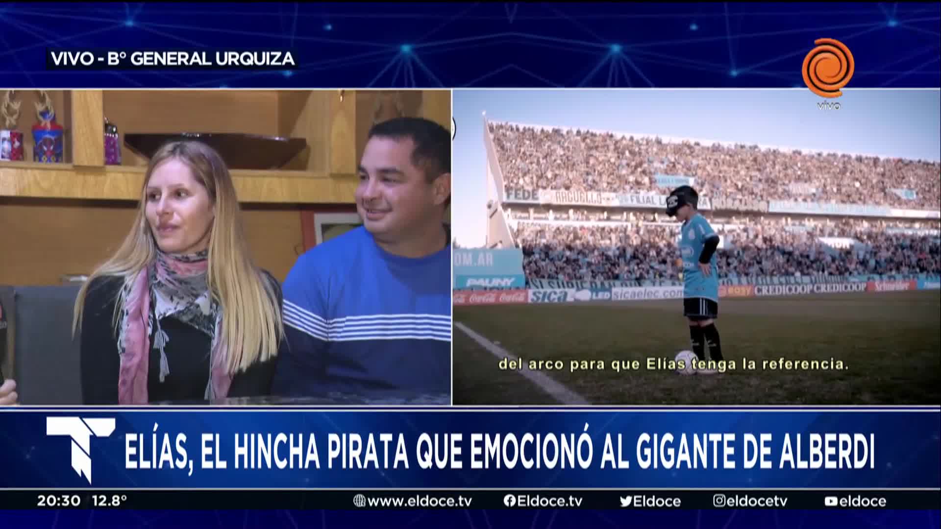 Elías, el hincha de Belgrano que emocionó a todos