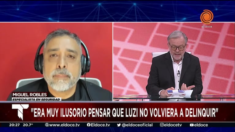 Detuvo a Luzi en 2005 y criticó los controles de reinserción social