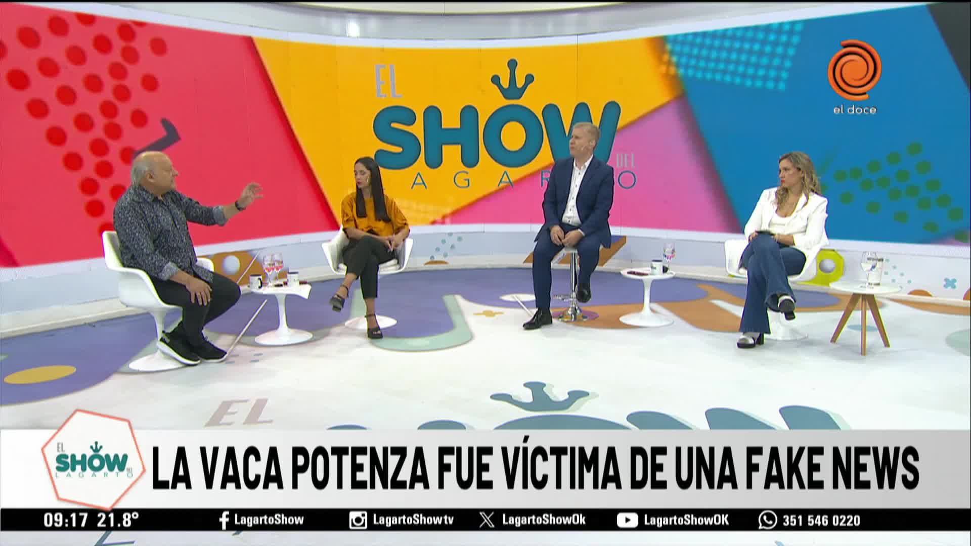 La indignación de "La Vaca" Potenza por la noticia falsa