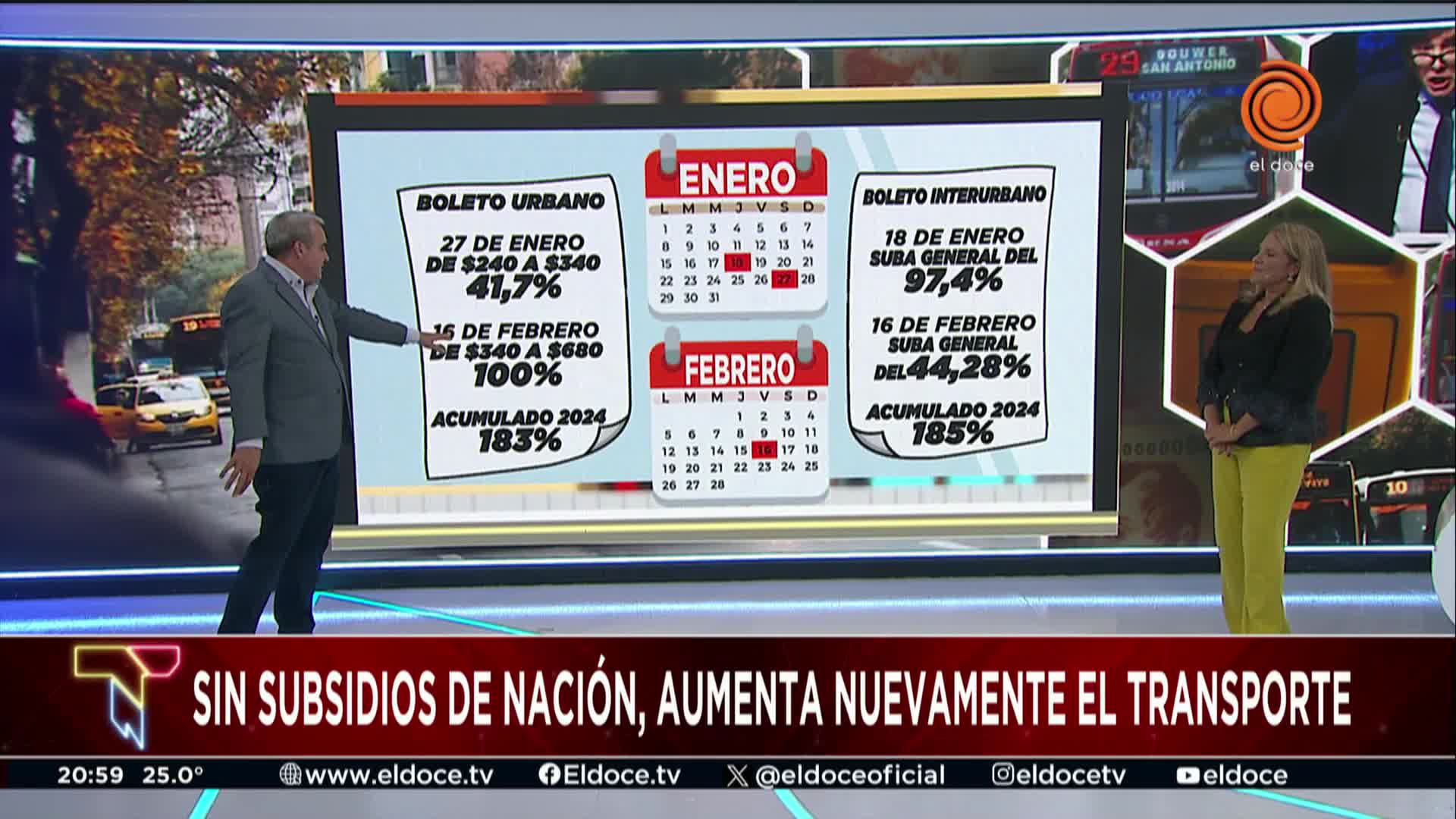 aumento transporte interurbano