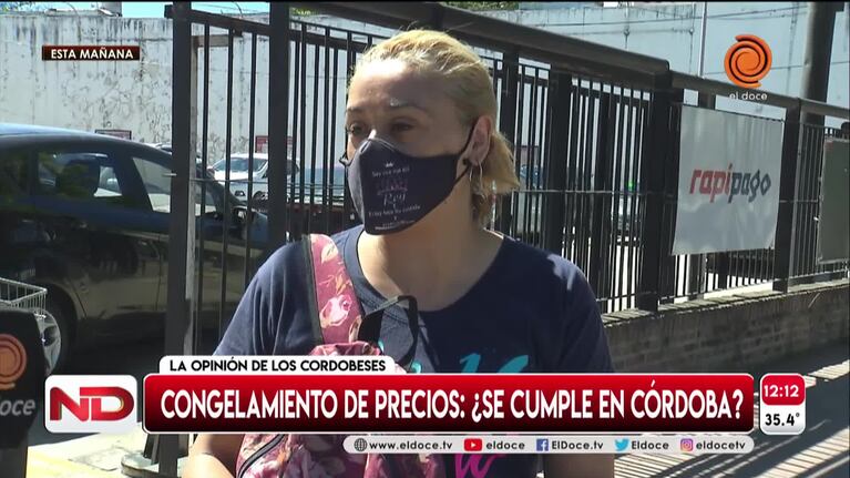 Congelamiento de precios: qué opinan los cordobeses