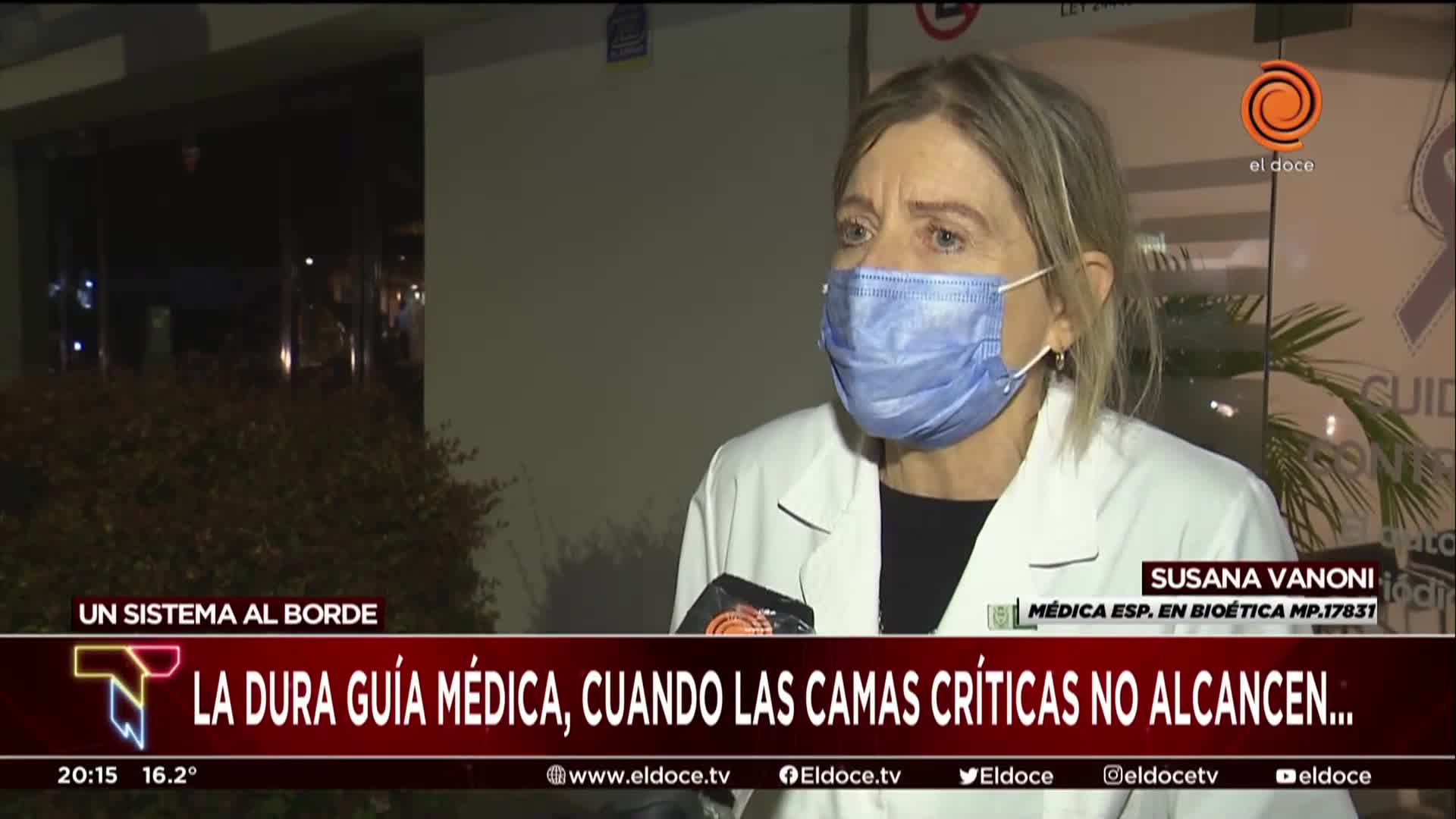 Cómo seleccionan pacientes cuando las camas críticas no alcanzan