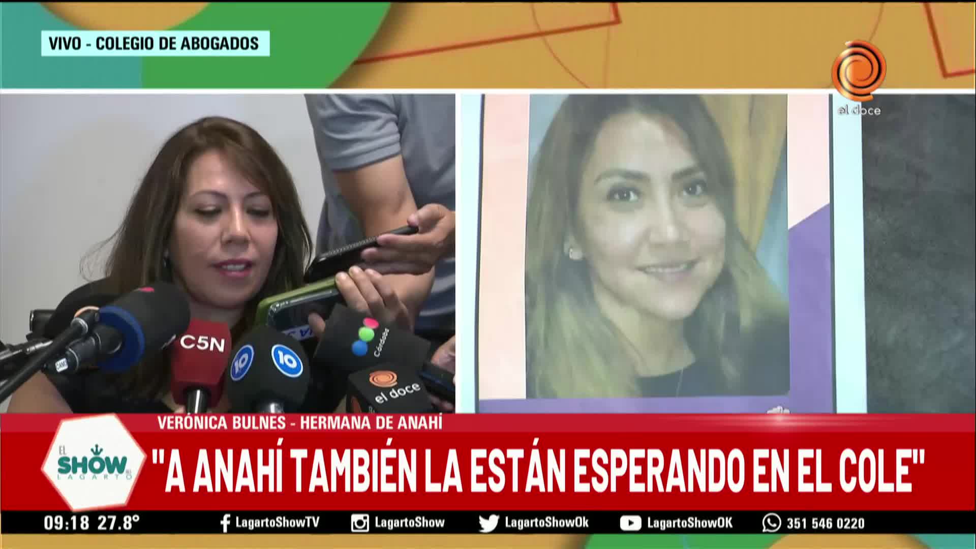 El dolor de la familia de Anahí en medio de la búsqueda