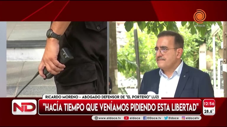 "Porteño" Luzi, liberado: su abogado dijo que las víctimas "están de acuerdo"