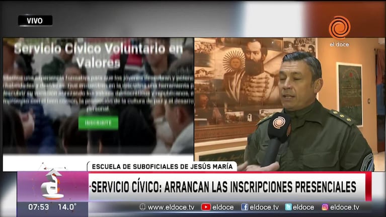 Servicio Cívico: la Gendarmería explica cómo serán los cursos