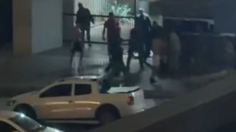 Noche de caos en la "esquina desamparada"