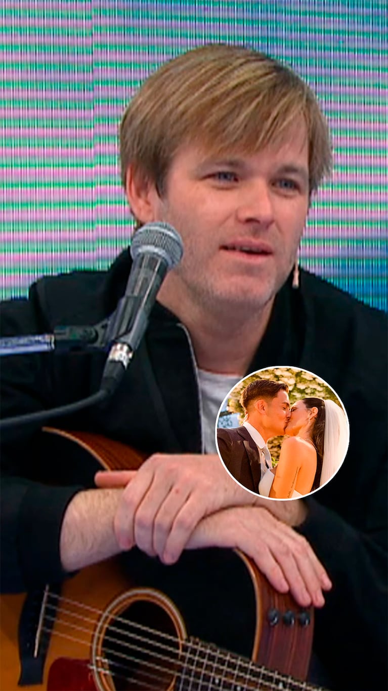 Benjamín Amadeo recordó cuando cantó para Oriana y Dybala