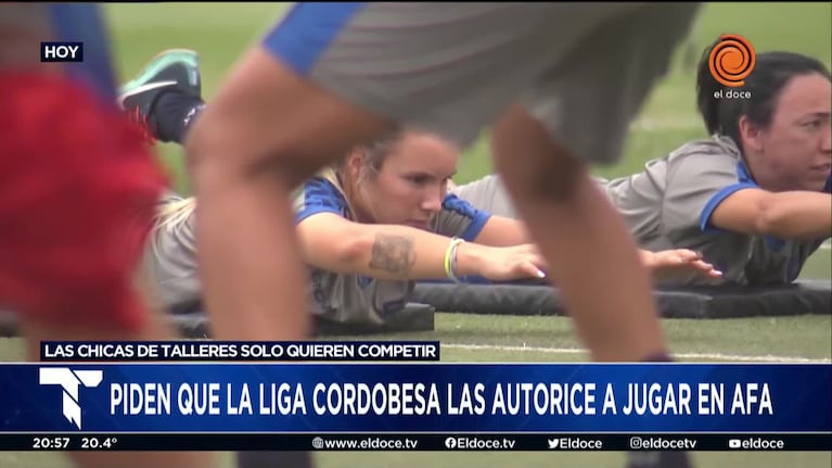 Las chicas de Talleres luchan por volver a jugar