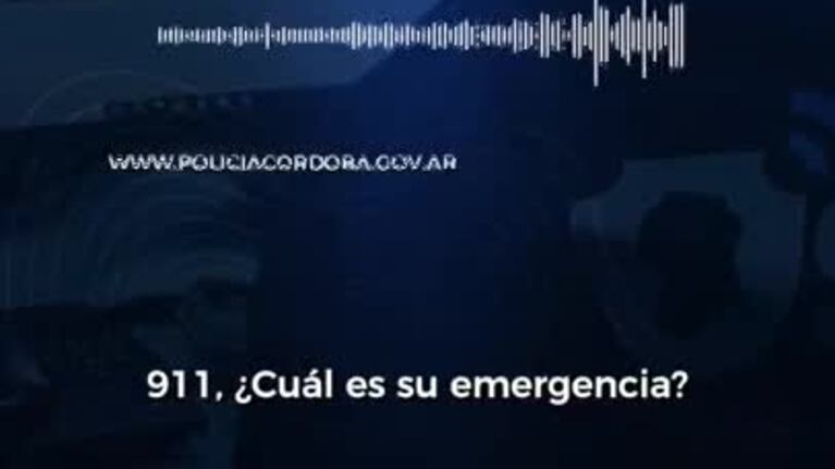 El llamado completo de una mujer al 911