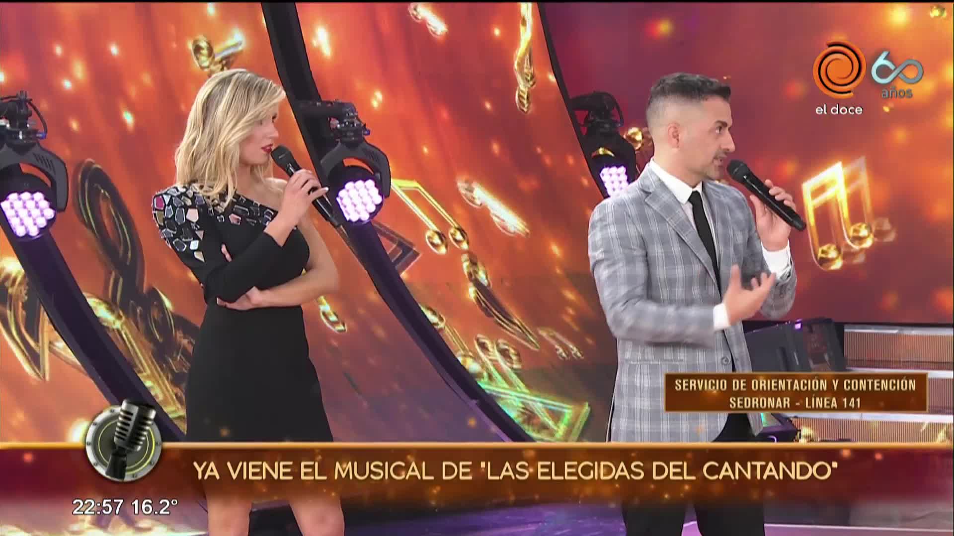 El llanto de Rodrigo Tapari en la pista del Cantando