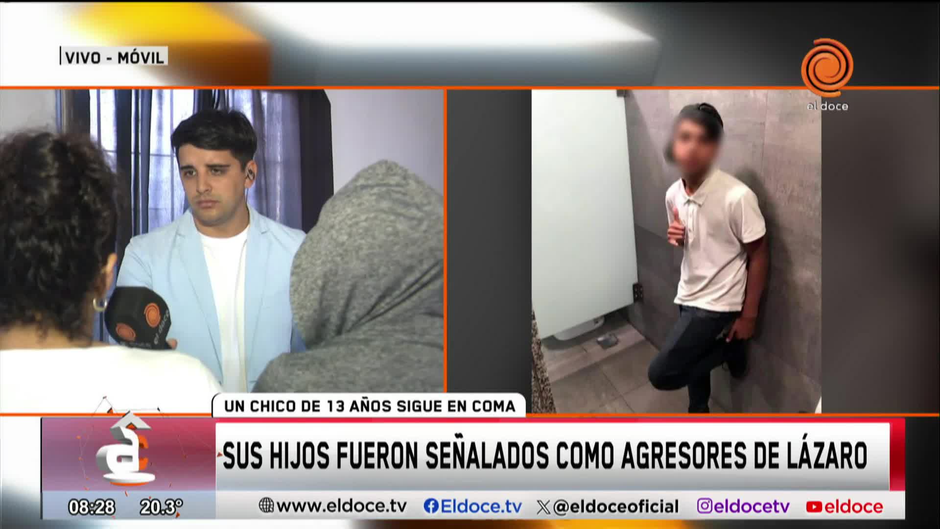 Desmienten que sus hijos hayan agredido a Lázaro