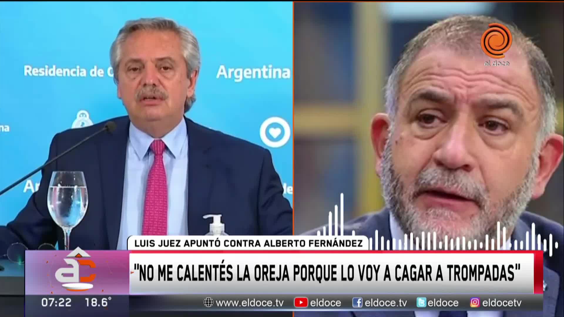 Luis Juez cargó contra Alberto Fernández tras los dichos sobre Córdoba